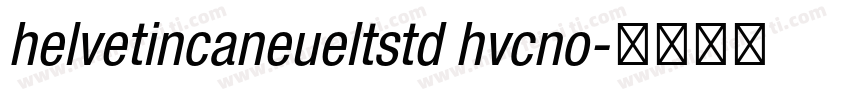 helvetincaneueltstd hvcno字体转换